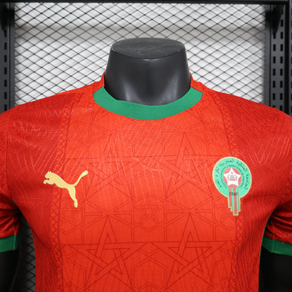 Maillot Maroc Domicile CAN 2025 – Confort Premium & Coupe Supporter