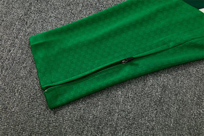 Survêtement Algérie – vue d'ensemble veste et pantalon vert Fennecs Adidas