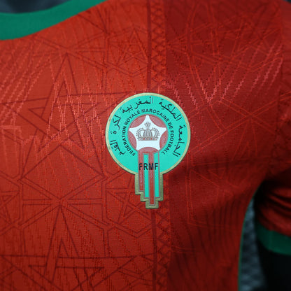 Maillot Maroc Domicile CAN 2025 – Confort Premium & Coupe Supporter