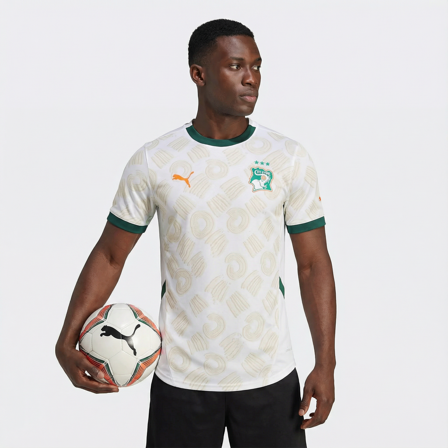 MAILLOT COTE D'IVOIRE EXTERIEUR CAN 2025 - Confort Premium & Coupe Player