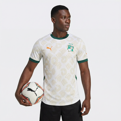 MAILLOT COTE D'IVOIRE EXTERIEUR CAN 2025 - Confort Premium & Coupe Player