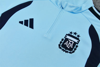 Écusson AFA brodé veste survêtement Argentine domicile bleu ciel – Qualité PLAYER Premium