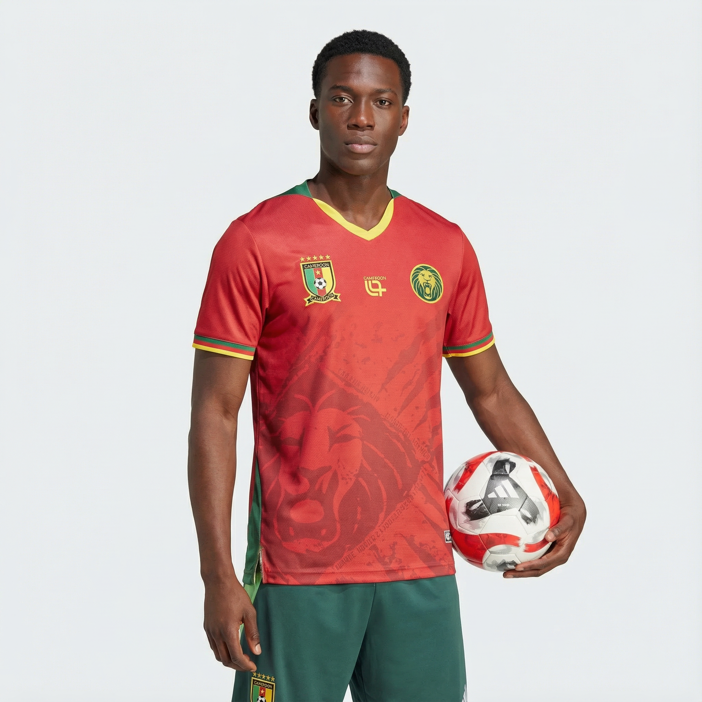 MAILLOT CAMEROUN EXTERIEUR CAN 2025 - Confort Premium & Coupe Player