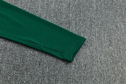 Détail manche verte veste survêtement Italie – polyester respirant Qualité PLAYER Premium