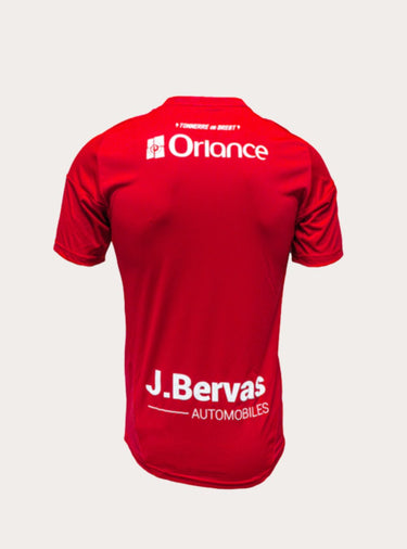 Maillot Stade Brestois 2025/2026 rouge et blanc – La Boutique du Maillot