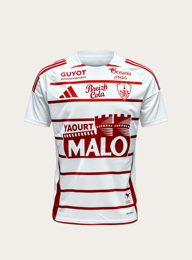 Maillot Stade Brestois 2025/2026 rouge et blanc – La Boutique du Maillot