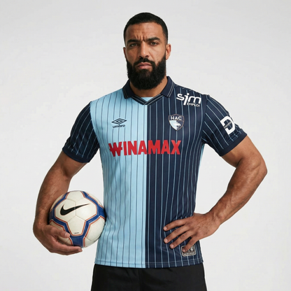 Maillot HAC Le Havre 2025/2026 bleu et blanc – La Boutique du Maillot