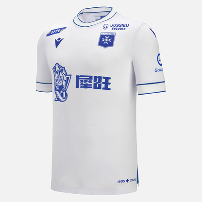 Maillot AJ Auxerre 2025/2026 blanc et bleu – La Boutique du Maillot