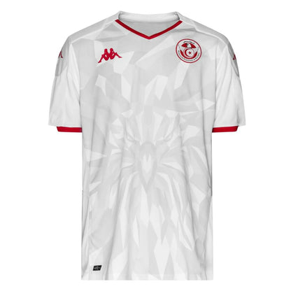 Maillot Tunisie Domicile CAN 2025 blanc et rouge – La Boutique du Maillot