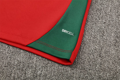 Ensemble survêtement Portugal domicile rouge – vue dos veste et pantalon Qualité PLAYER Premium