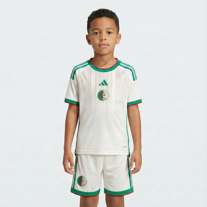 Ensemble Enfant Algérie Domicile 2026 – Confort Premium & Coupe Player