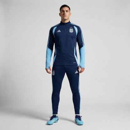 Ensemble survêtement Argentine extérieur bleu marine – veste et pantalon Qualité PLAYER Premium