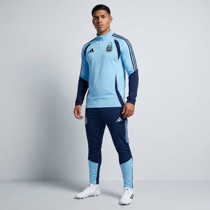 Ensemble survêtement Argentine domicile bleu ciel Albiceleste – veste et pantalon Qualité PLAYER Premium