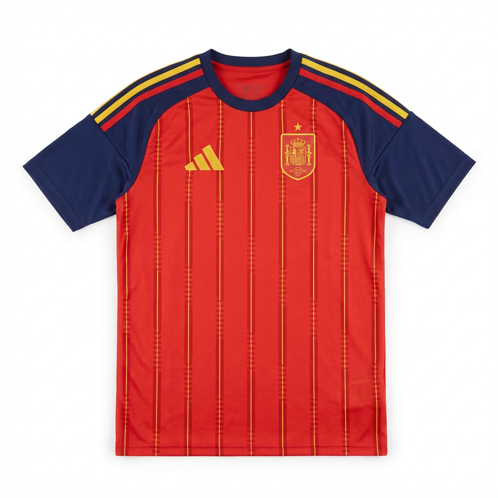 Maillot Espagne Coupe du Monde 2026 – Domicile & Extérieur