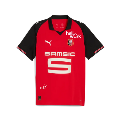 Maillot Stade Rennais 2025/2026 rouge et noir – La Boutique du Maillot